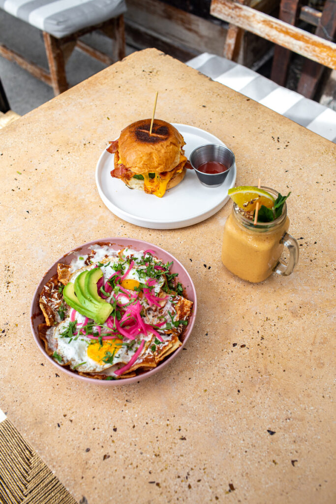 Enjoying a delicious breakfast or brunch is one of the best things to do in Aldea Zama Tulum