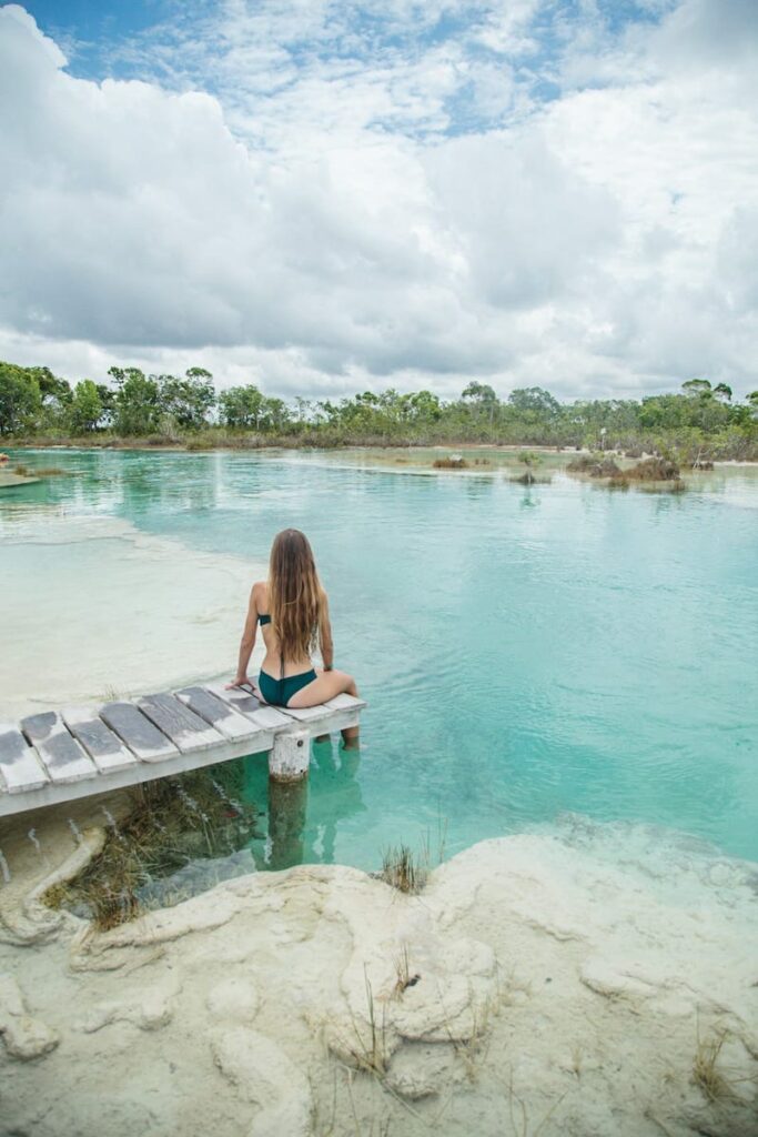 Snorkeling is one of the best things to do in Los Rapidos near Bacalar