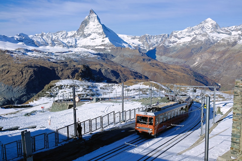 The best way to get around Switzerland is by taking public transportation