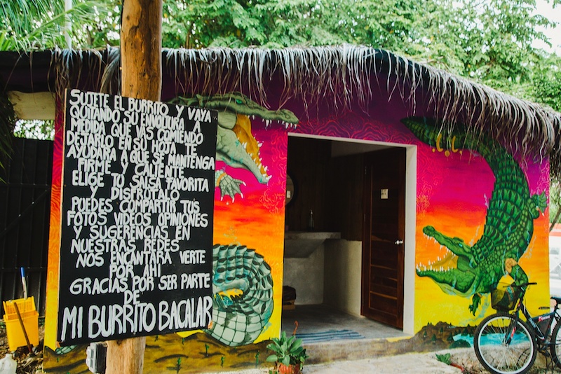 Mi Burrito offers some of the best Mexican food in Bacalar 