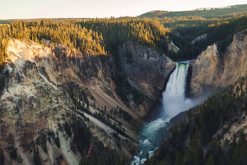 Some of the best tours of Yellowstone from Jackson include stops at Lower Loop