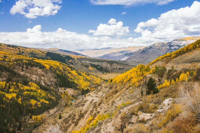 October is a perfect time to visit Independence Pass outside of Aspen, if you wnat to enjoy one of the most scenic drives in Colorado