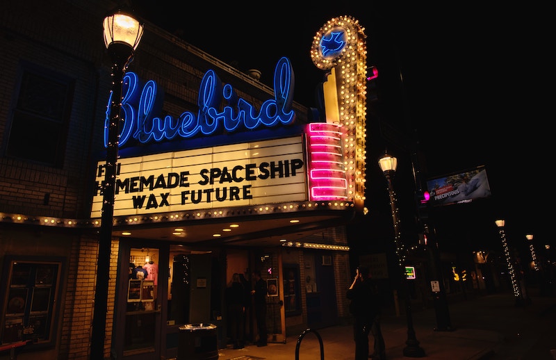 If you are visiting Denver in October, consider indoor entertainment options like Bluebird Theater 