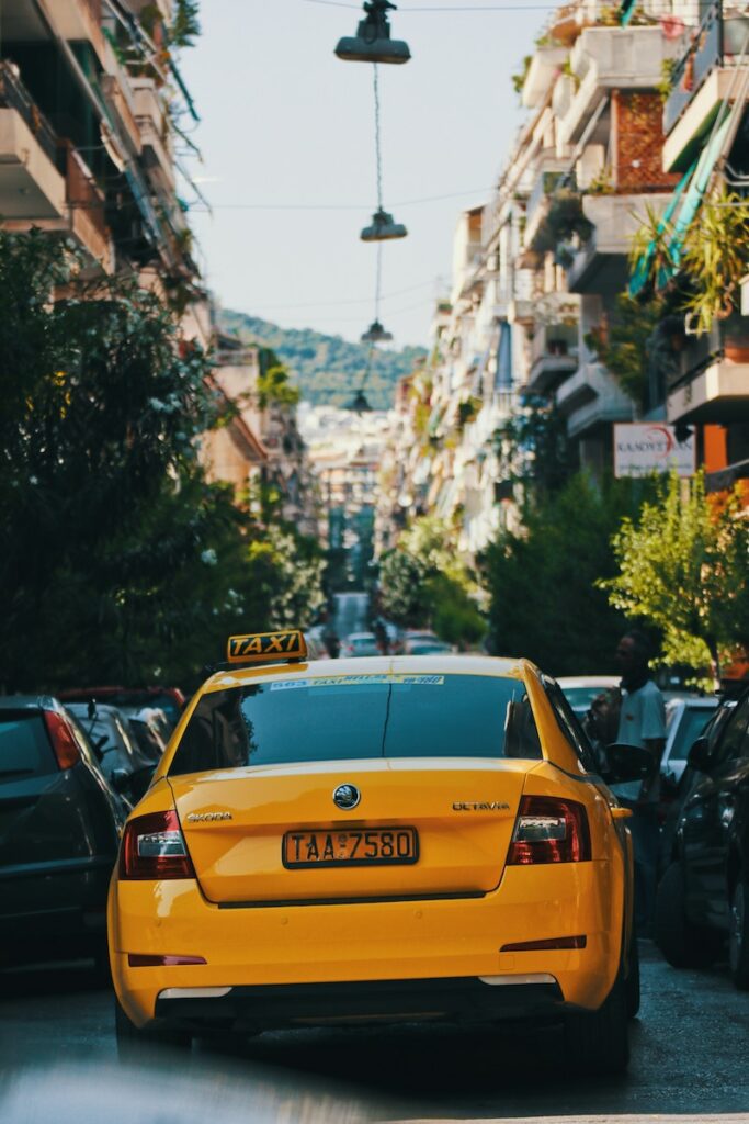 Taxi in Athens is a perfect way to get around the city if you don't feel like dealing with public transportation