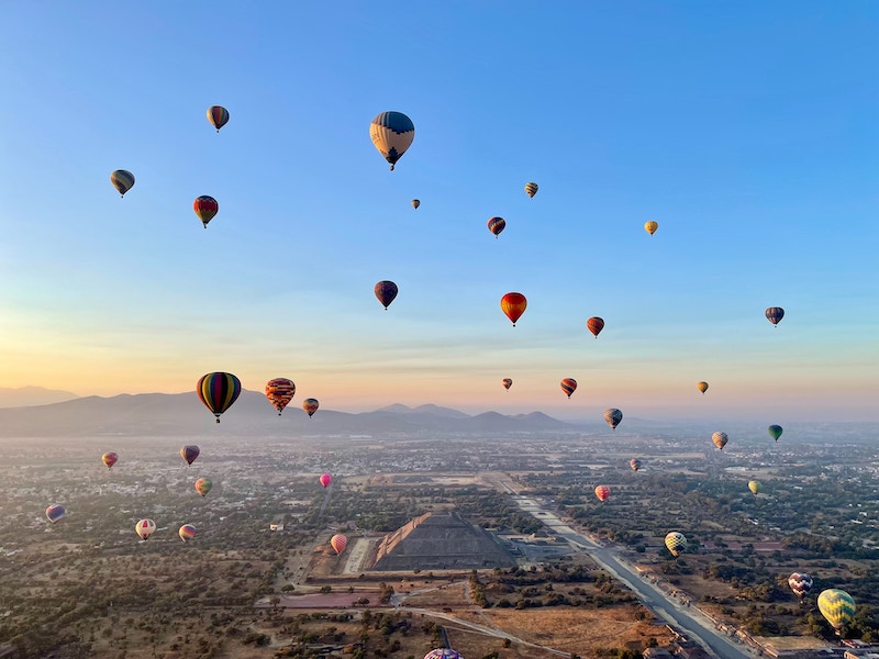 Mexico City Hot Air Balloon Ride is one of the most fun experiences for visitors
