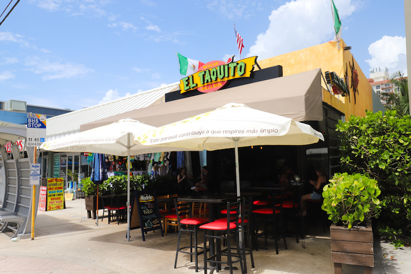 El Taquito is one of the best Mexican restaurants in Fort Lauderdale along the beach