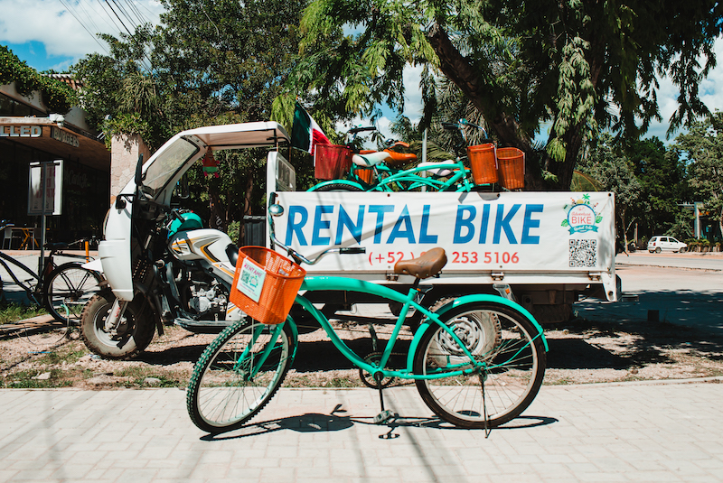 Bike rentals in Tulum