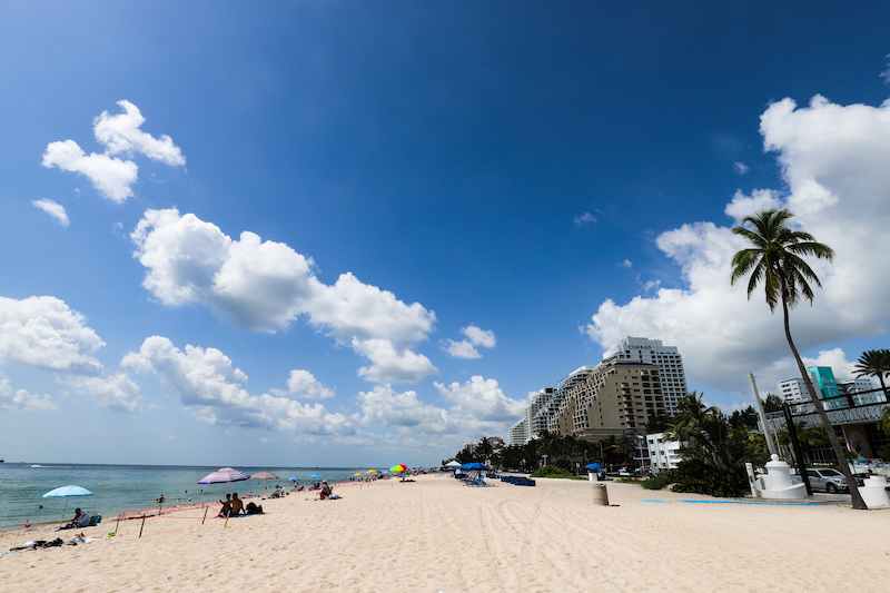 Enjoying the beach is one of the best things to do in Fort Lauderdale during spring break